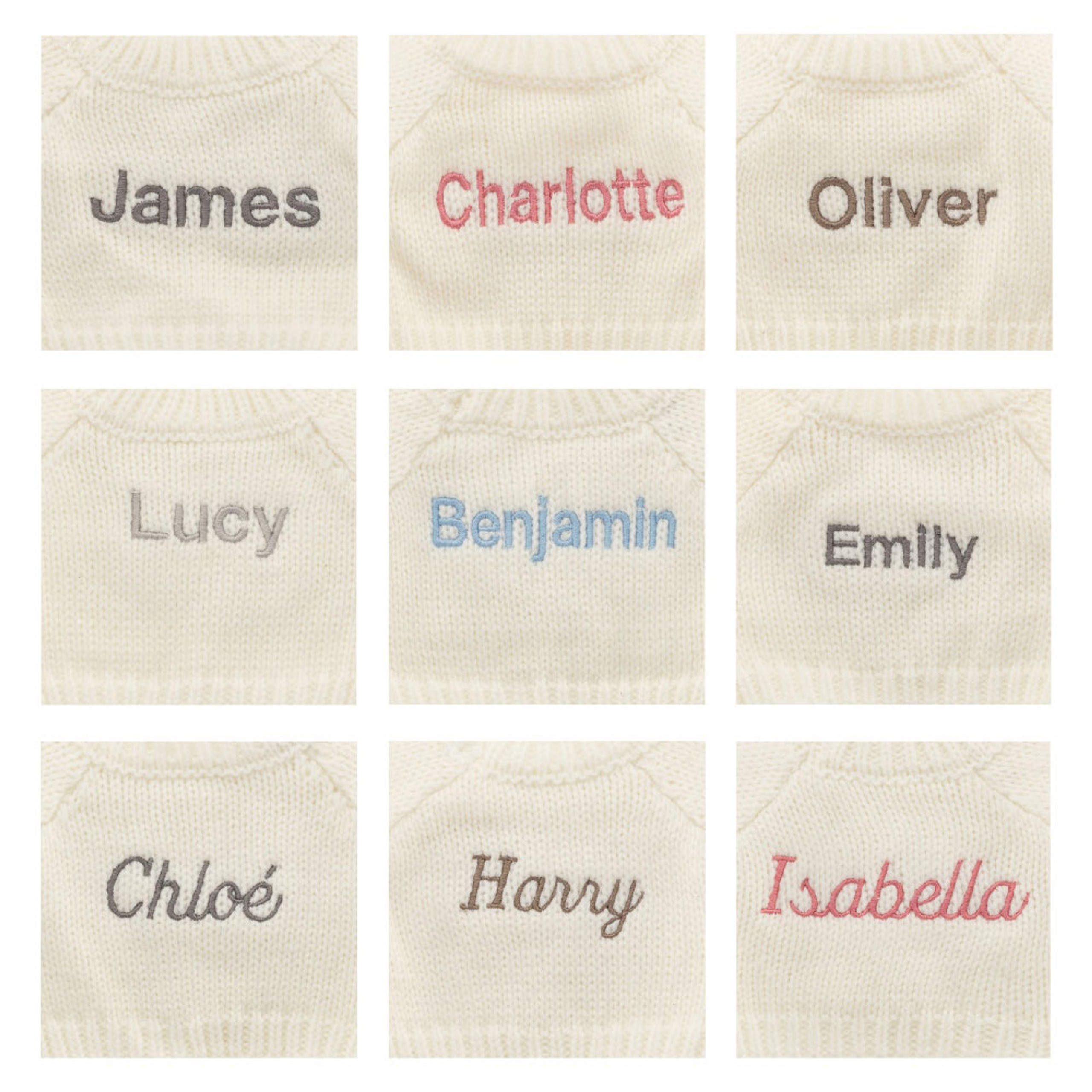 Bashful Tiger with Personalized Cream Jumper - Image 2