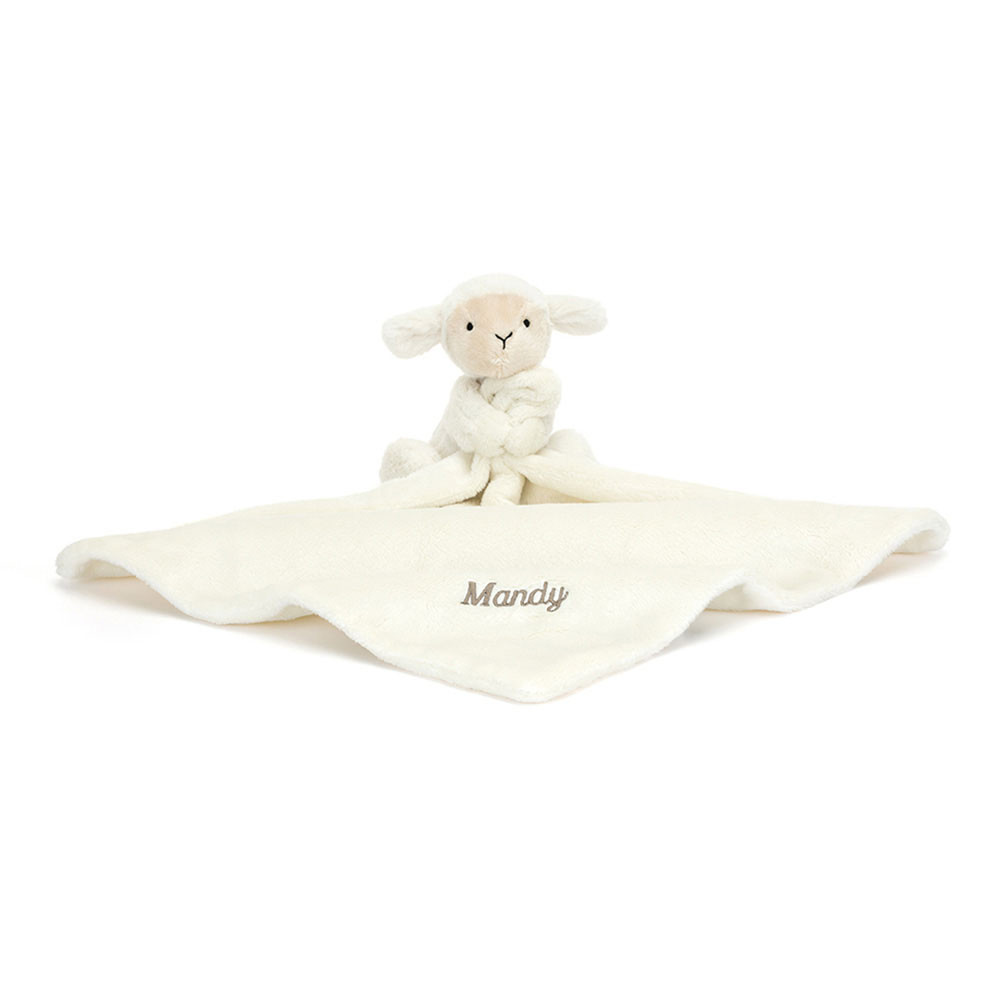 Personalized Bashful Lamb Soother
