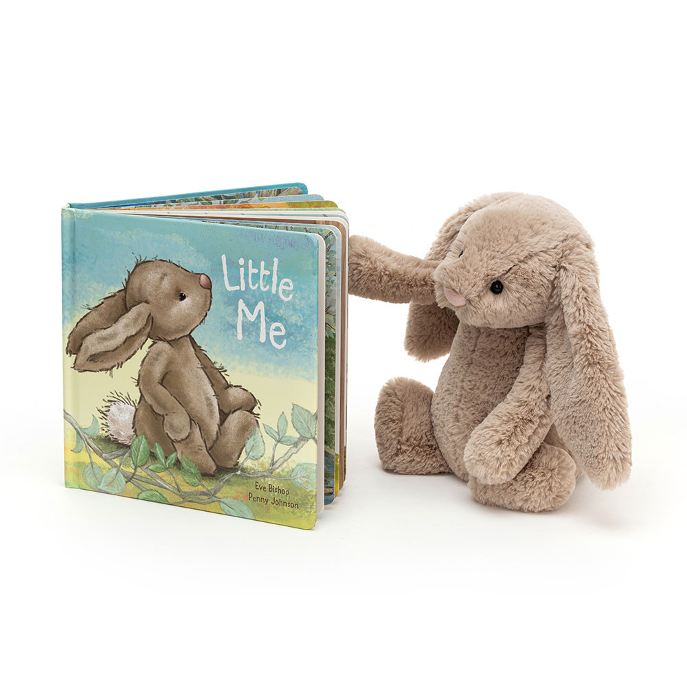 Little Me Book & Bashful Beige Bunny Medium